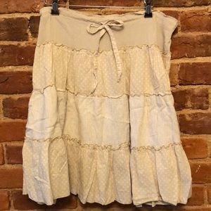 H&O Tiered Cotton Skirt